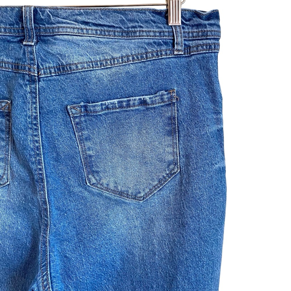 KENSIE Mila Relaxed Straight Leg Blue Jeans Size 14/32 Stretchy - Picture 11 of 14